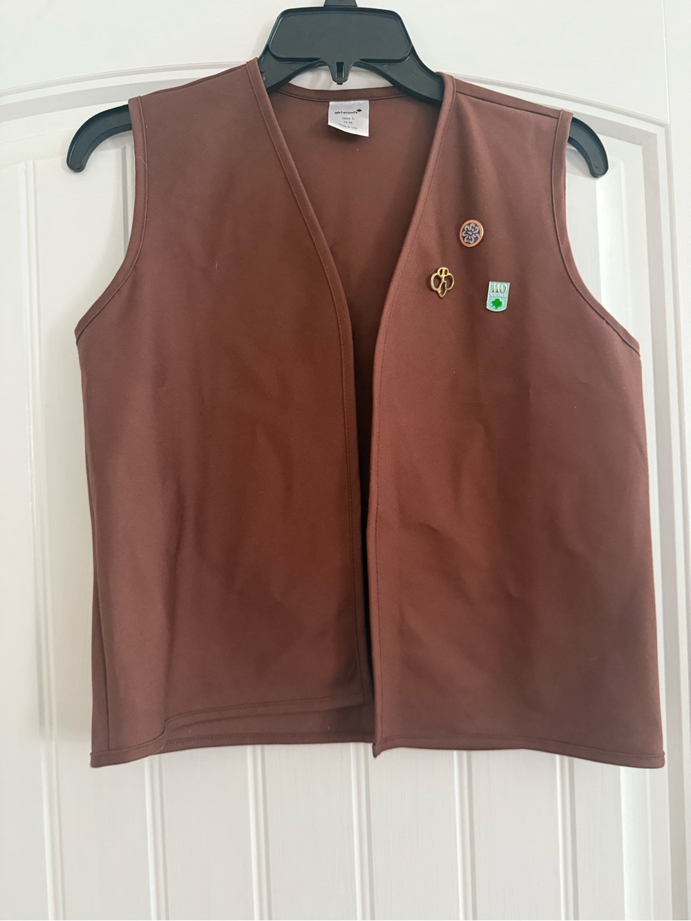 Girl Scouts Brownies Vest Sleeveless - Picture 5 of 7